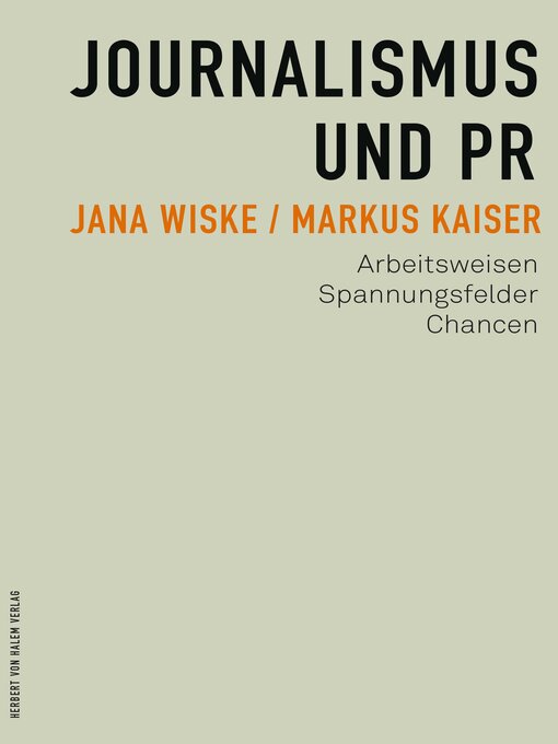 Title details for Journalismus und PR by Jana Wiske - Available